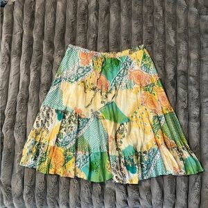 Boho Hippie Skirt Colorful Girl's Skirt Women’s Patchwork Skirt Boho FREE SIZE